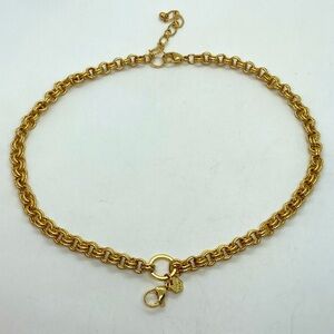 Origami Owl Gold Tone Double Circle Link Chain w Lobster Clip | 18” L + 2” Ext